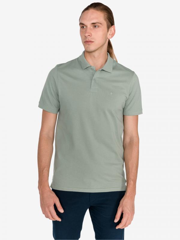 Basic Polo triko Jack & Jones Zelená