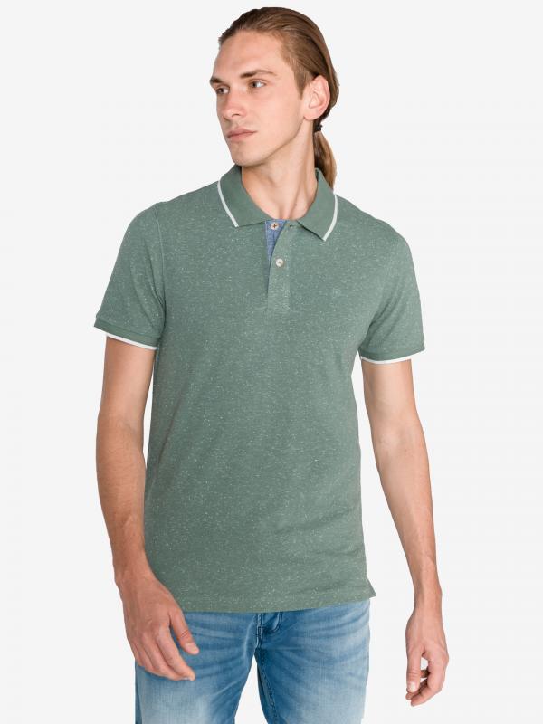 Ger Polo triko Jack & Jones Zelená