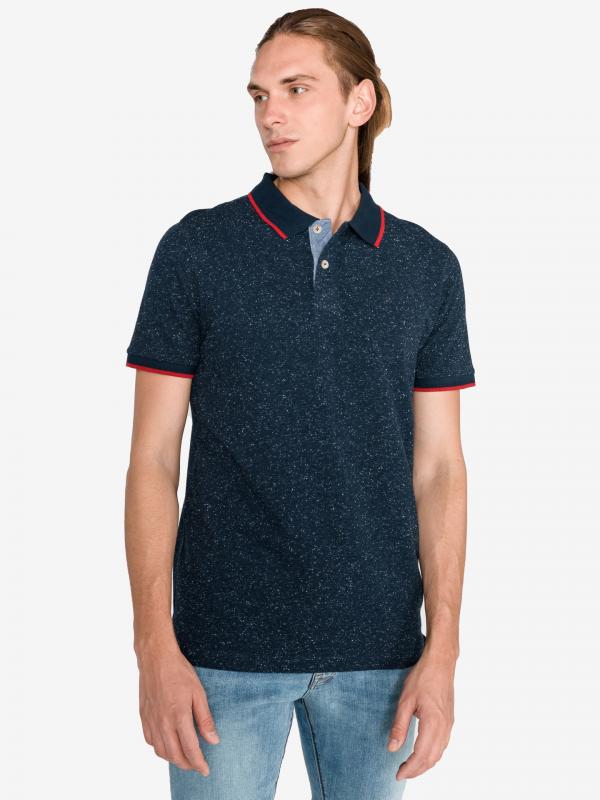 Ger Polo triko Jack & Jones Modrá