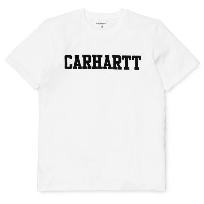 Carhartt S/S College T-Shirt White/Black