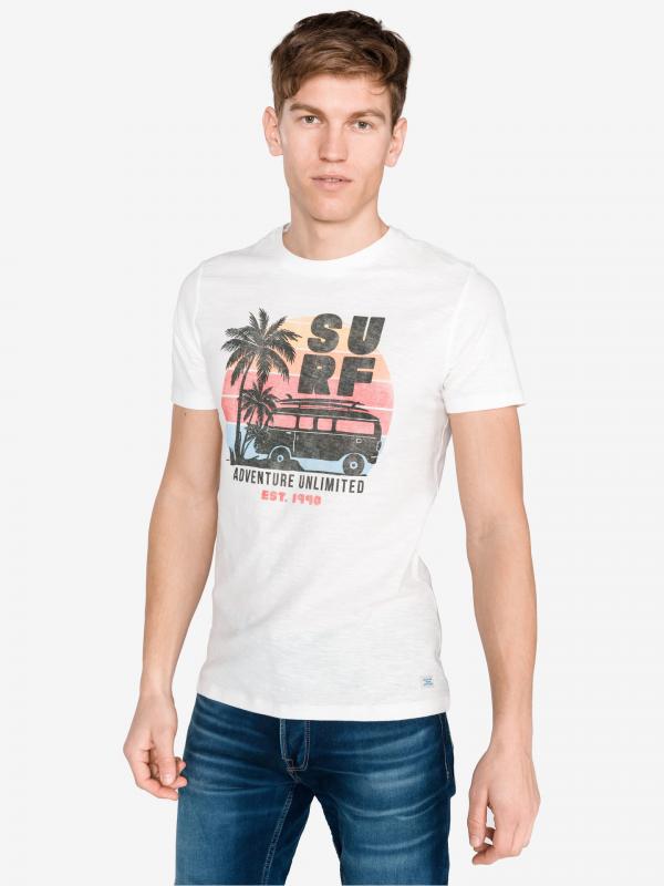 New Pleo Triko Jack & Jones Bílá