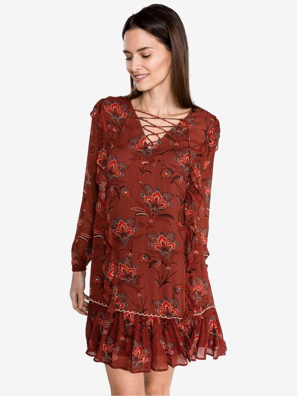 Šaty Scotch & Soda Červená