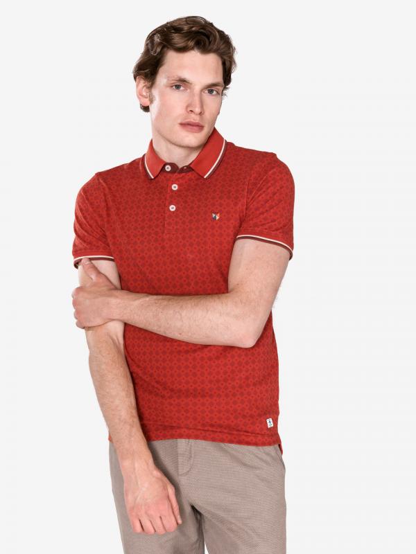 Paulos Polo triko Jack & Jones Červená
