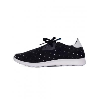 Sneakers - tenisky Native Apollo Moc Embroidered Jiffy Black/ Shell White/ Polka Dot