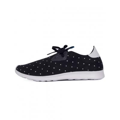 Sneakers - tenisky Native Apollo Moc Embroidered Jiffy Black/ Shell White/ Polka Dot