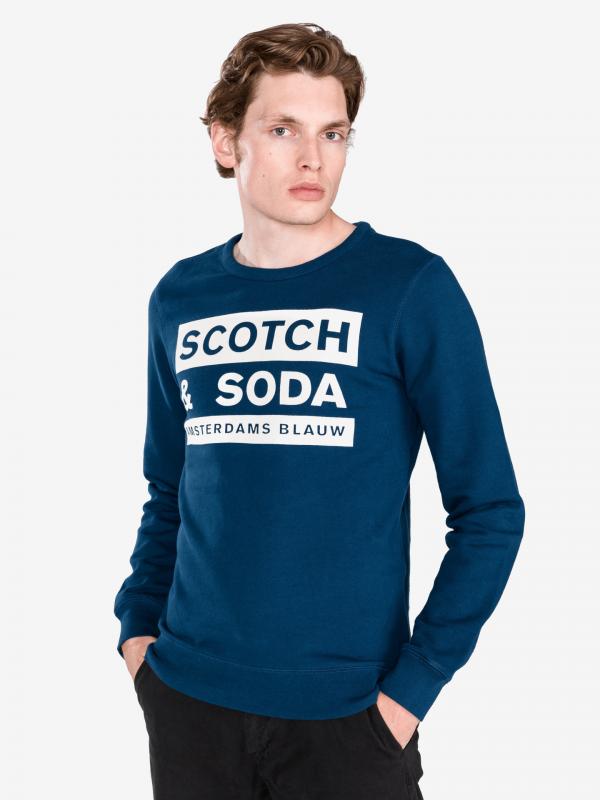 Mikina Scotch & Soda Modrá