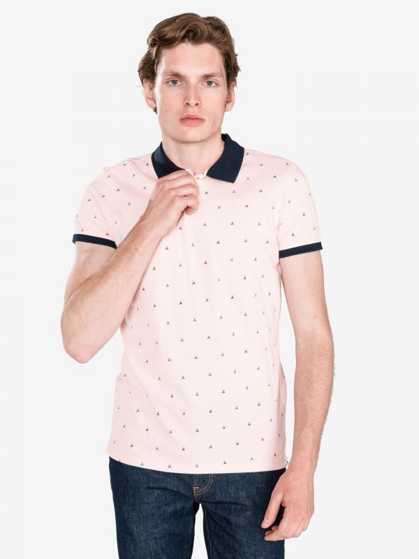 Polo triko Scotch & Soda Béžová