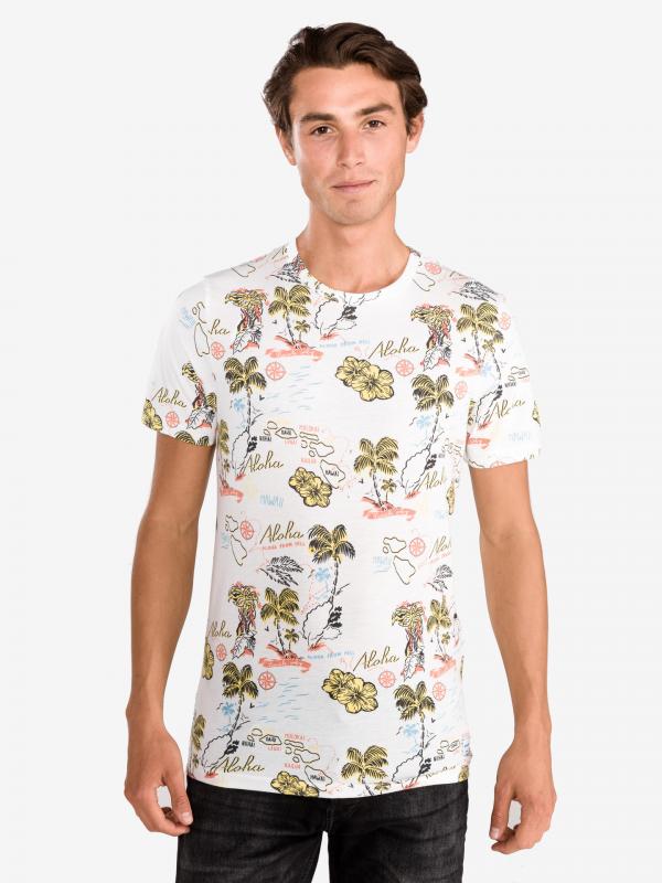 Molokai Triko Jack & Jones Bílá