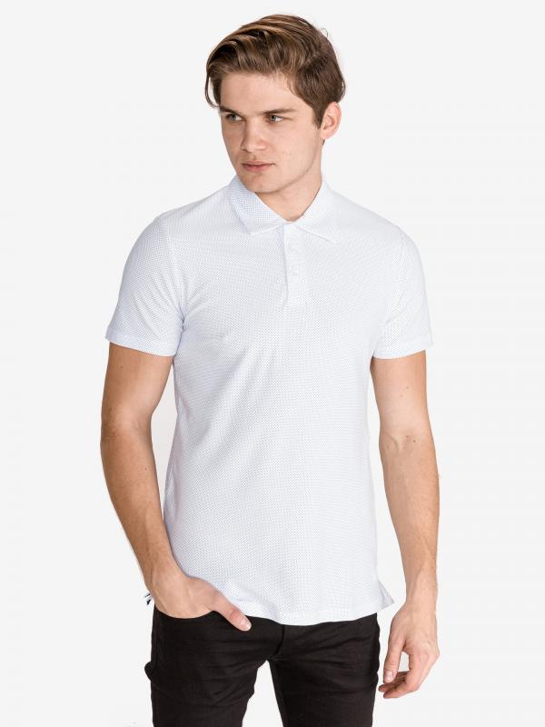 Ezra Polo triko Jack & Jones Bílá