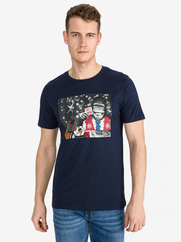 Jingle Triko Jack & Jones Modrá