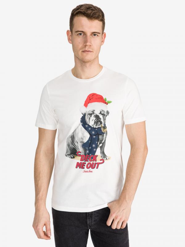 Jingle Triko Jack & Jones Bílá