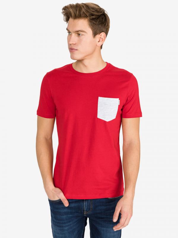 Boston Triko Jack & Jones Červená