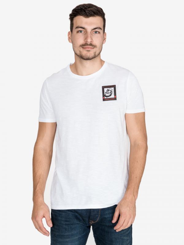 Brutus Triko Scotch & Soda Bílá
