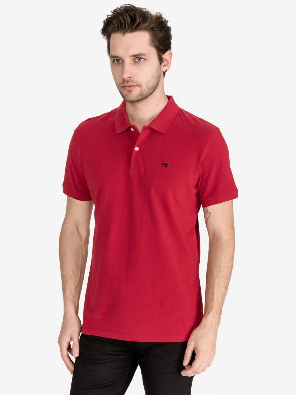 Polo triko Scotch & Soda Červená