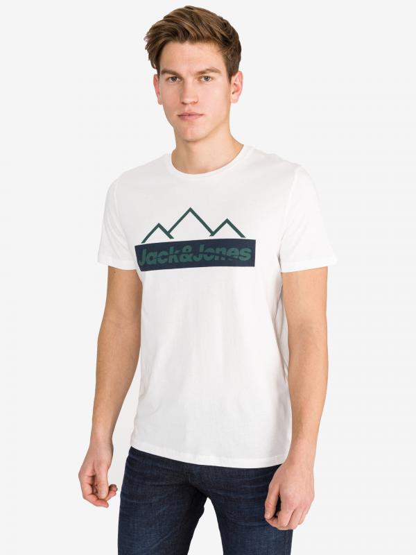 Midmount Triko Jack & Jones Bílá