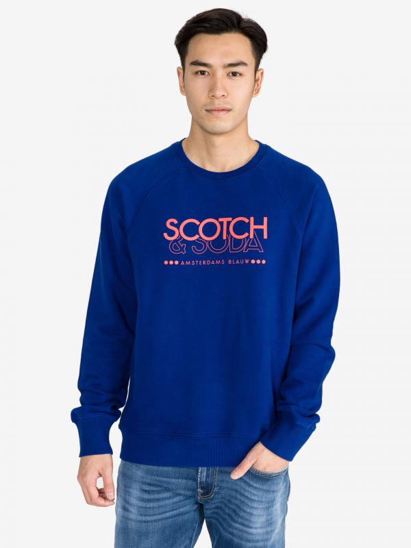 Mikina Scotch & Soda Modrá