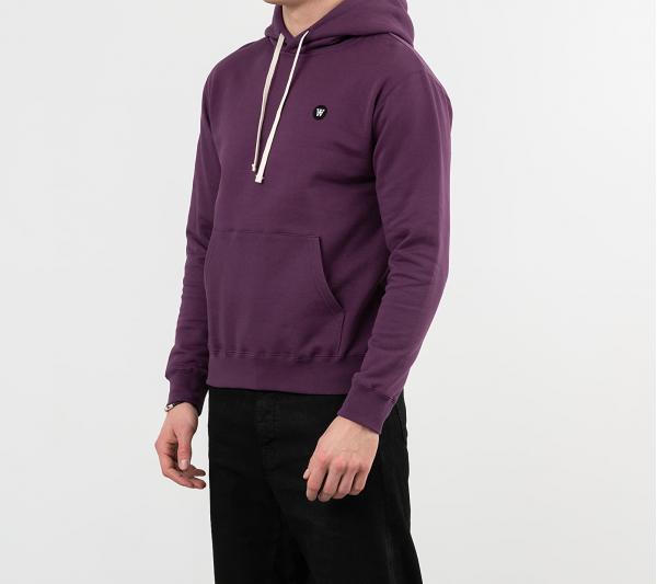 Wood Wood Ian Hoodie Aubergine