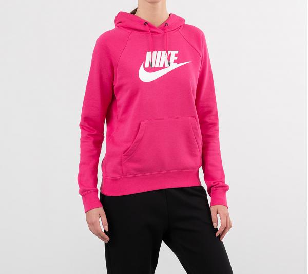 Nike Sportswear Essential Pullover Hybrid Hoodie Watermelon/ White