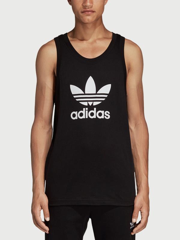 Tílko adidas Originals Trefoil Tank Černá