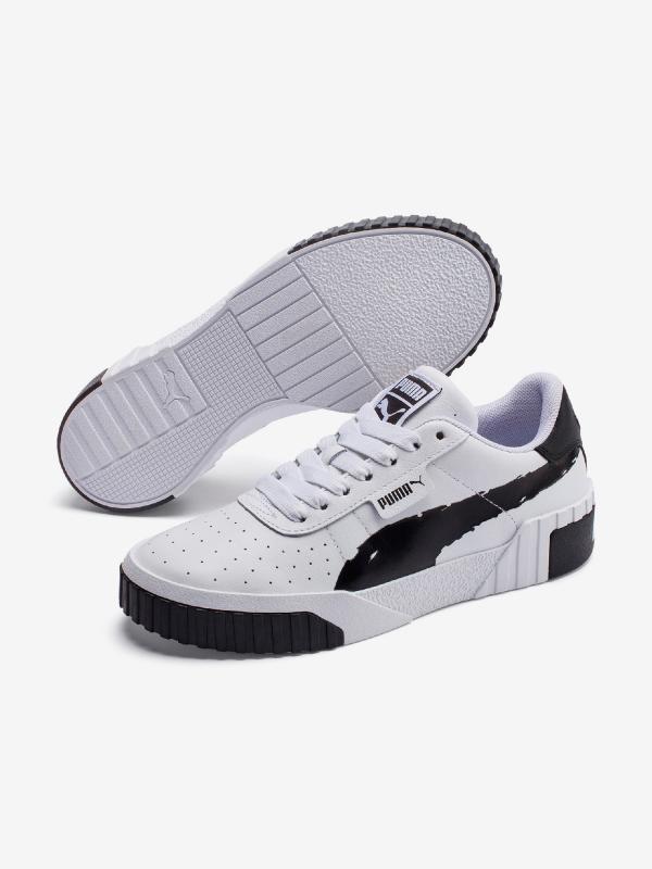 Boty Puma Cali Brushed Wn S Bílá