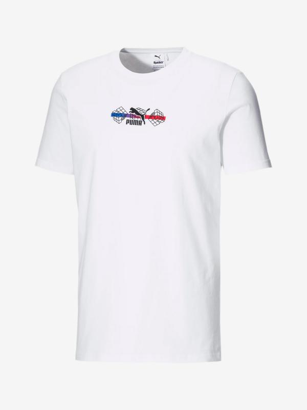 Tričko Puma X Rubik S Cube Tee Bílá