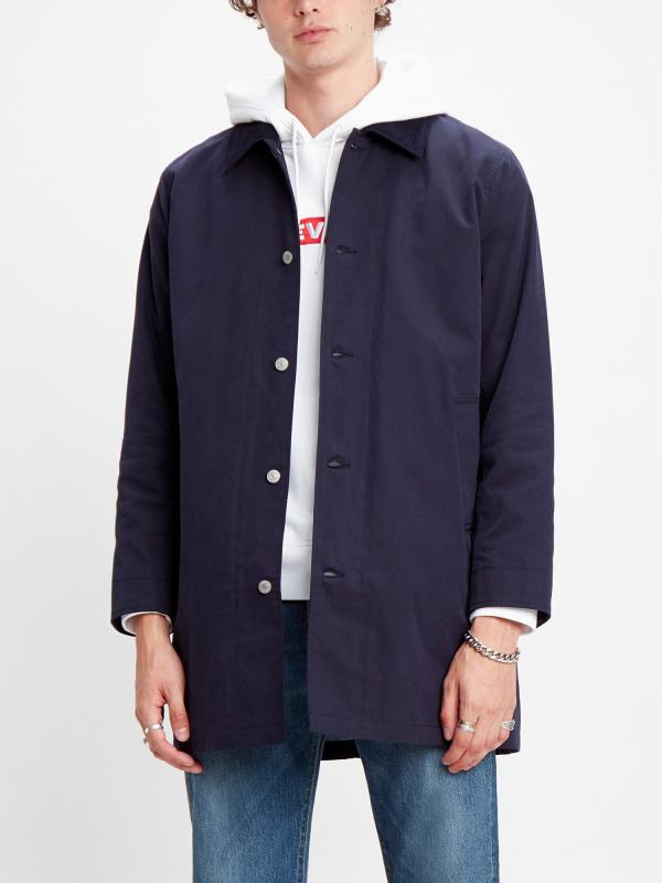 Košile Levi's® Long Utility Coat Nightwatch Blue Modrá