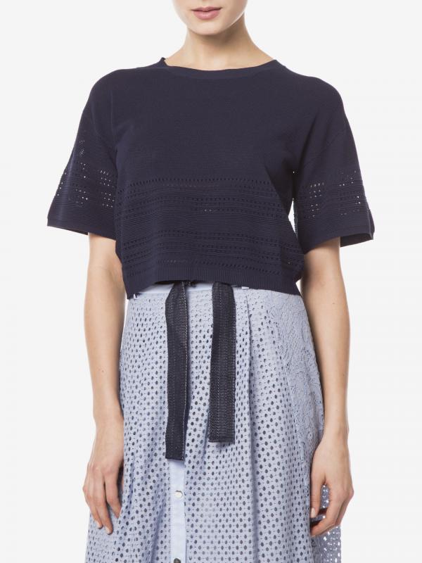 Pelagos Crop Top Pinko Modrá