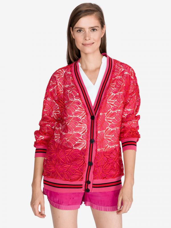 Rovigo 4 Cardigan Pinko Červená