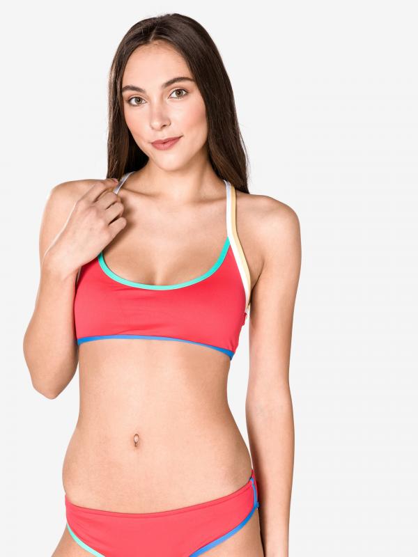 Vrchní díl plavek Polo Ralph Lauren Růžová