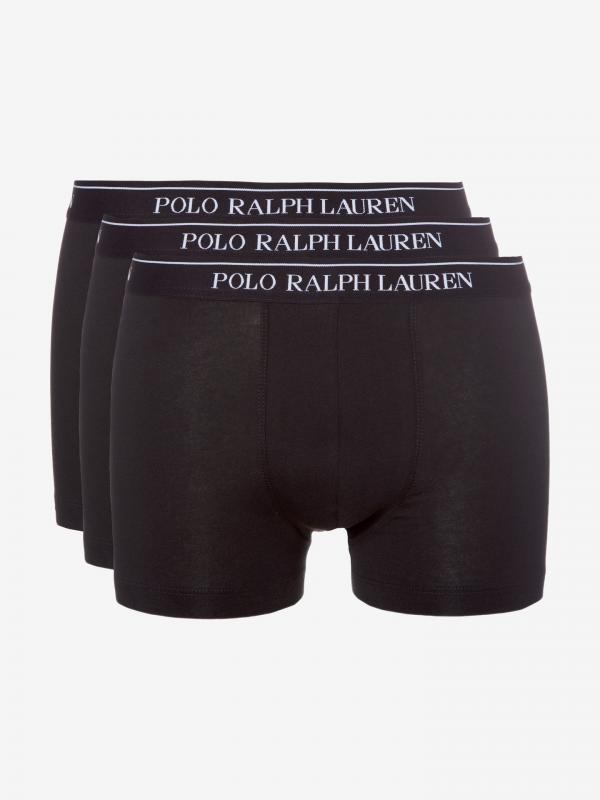 Boxerky 3 ks Polo Ralph Lauren Černá