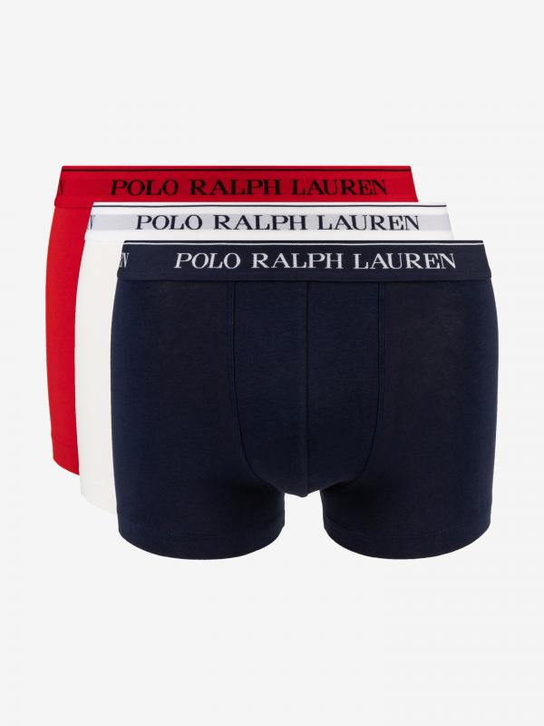 Boxerky 3 ks Polo Ralph Lauren Modrá