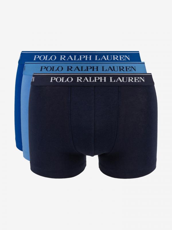 Boxerky 3 ks Polo Ralph Lauren Modrá