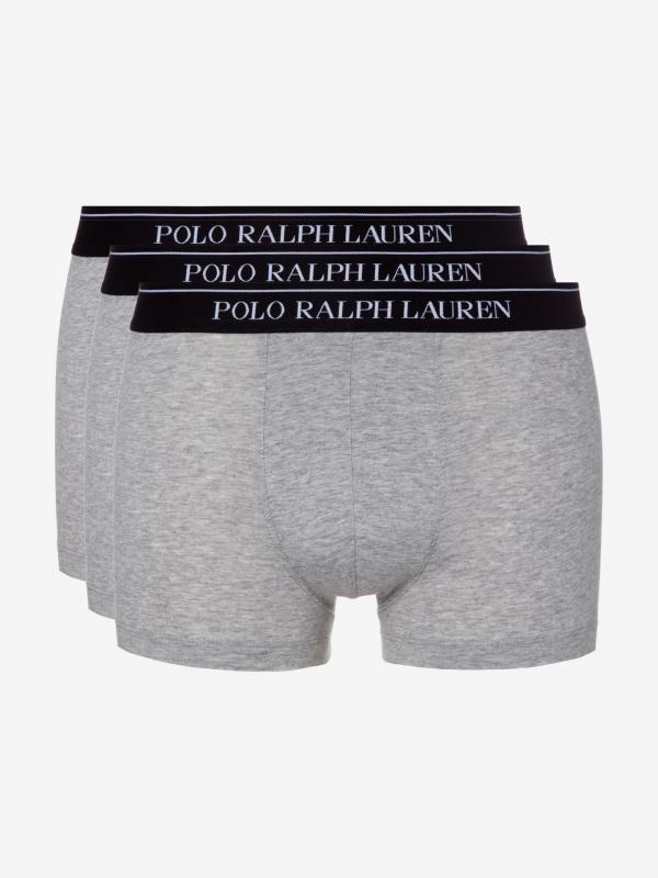 Boxerky 3 ks Polo Ralph Lauren Šedá