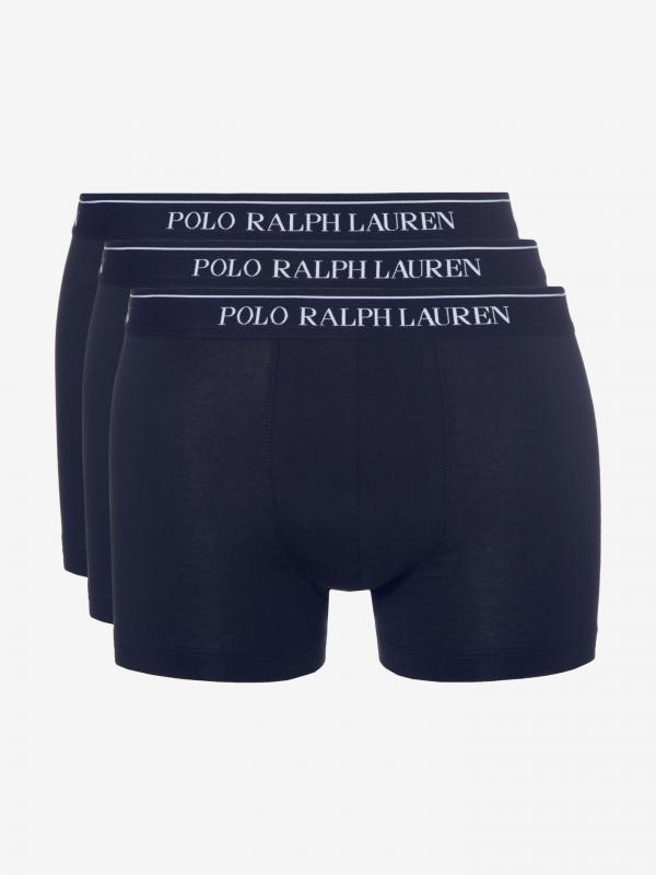 Boxerky 3 ks Polo Ralph Lauren Modrá