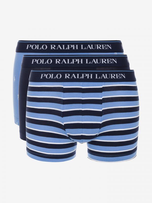 Boxerky 3 ks Polo Ralph Lauren Modrá