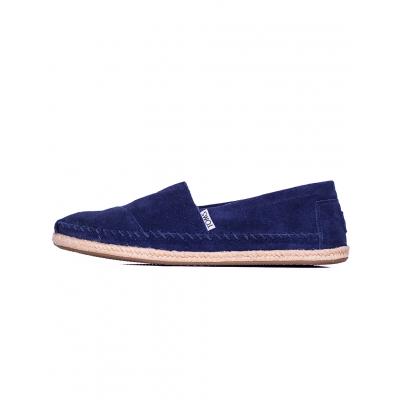 Slip-on Toms Classic Navy suede Rope Sole