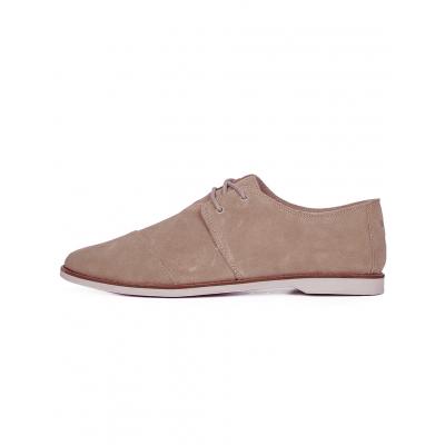 Boty Toms Hensley Oxford Tan Suede