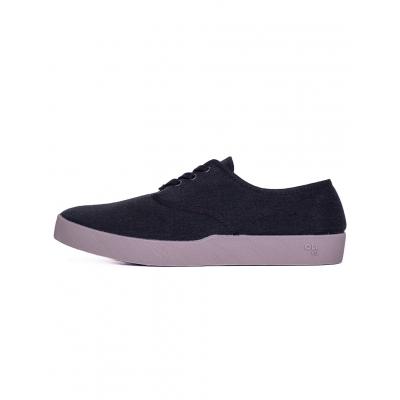 Sneakers - tenisky Oli13 Oxford Oxford Black/Grey canvas