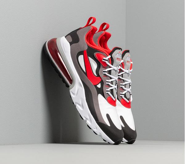 Nike Air Max 270 React Black/ University Red-White-Iron Grey