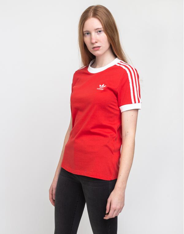 adidas Originals 3 Str Tee Lush Red/White 36