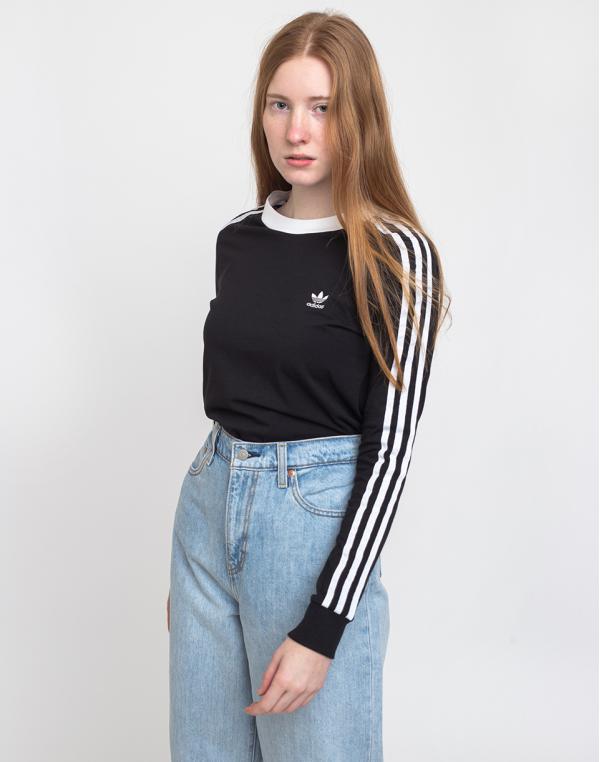 adidas Originals 3 Stripes Longsleeve Black/White 36