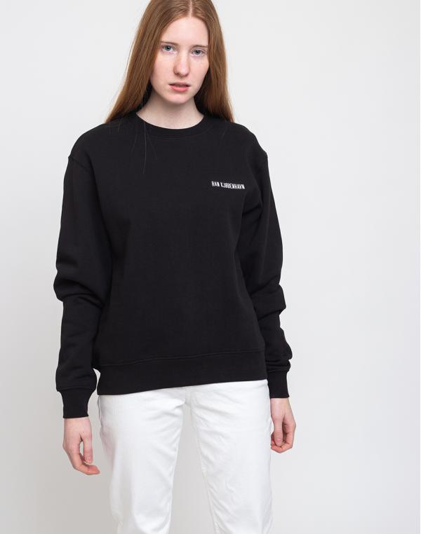 Han Kjøbenhavn Bulky Crew Black Logo S