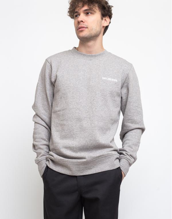 Han Kjøbenhavn Casual Crew Grey Melange Logo XL