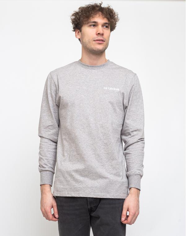 Han Kjøbenhavn Casual Long Sleeve Tee Grey Logo S