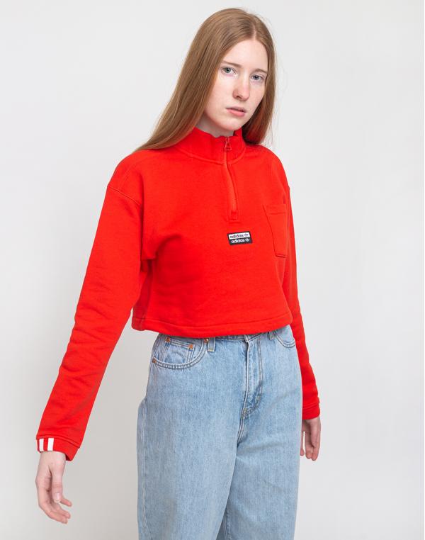 adidas Originals Cropped Sweat Active Red 34