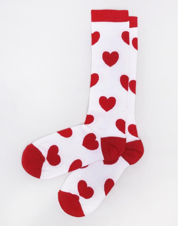 Lazy Oaf Love Me Do Socks White