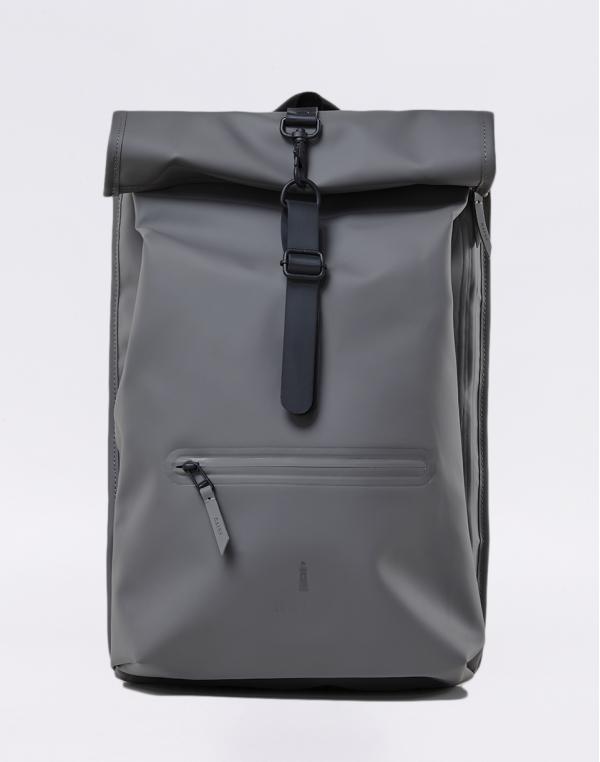 Rains Roll Top Rucksack 18 Charcoal