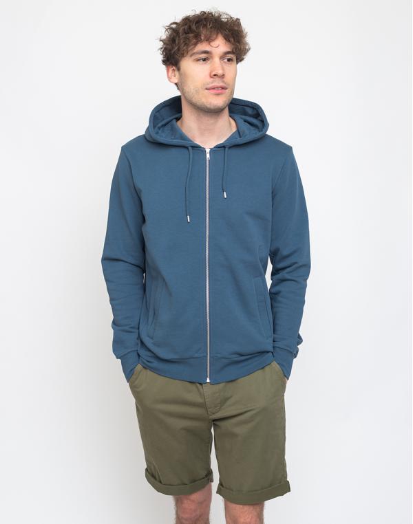 By Garment Makers The Organic Hoodie Petroleum Blue S