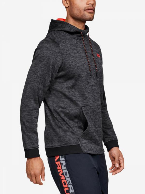Mikina Under Armour Fleece Twist Po Hoody-Blk Černá