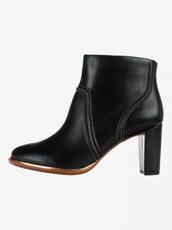 Ellis Betty Kotníková obuv Clarks Černá